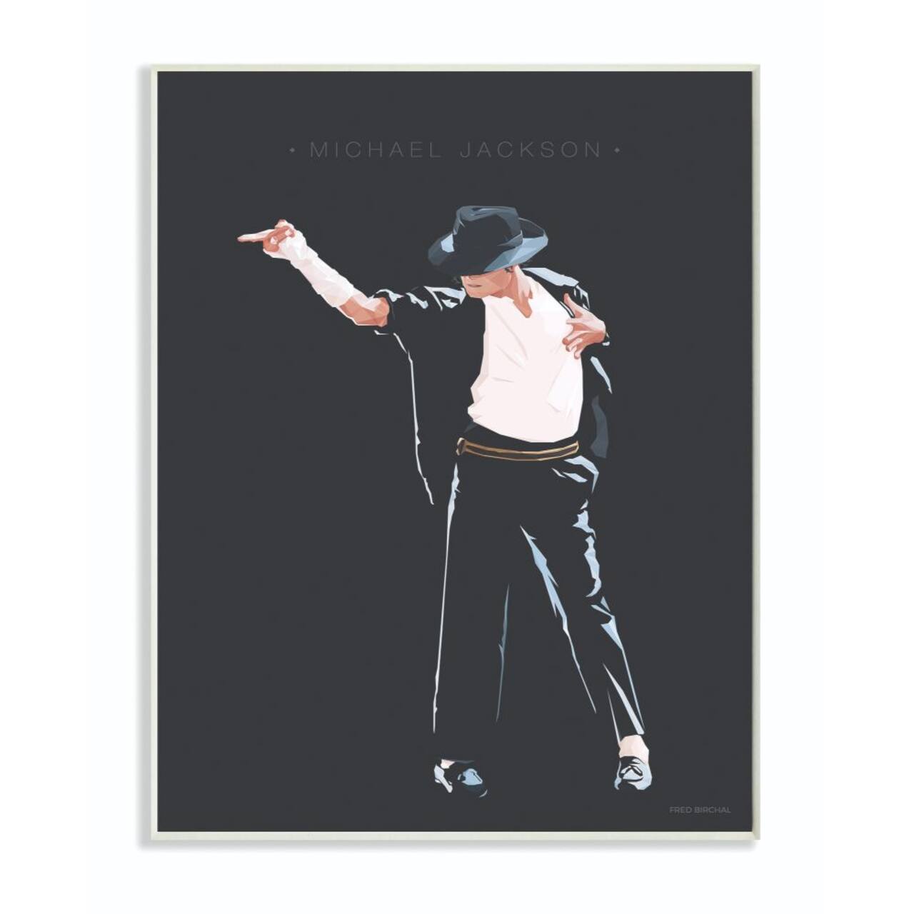 Stupell Industries Michael Jackson Design Wall Plaque